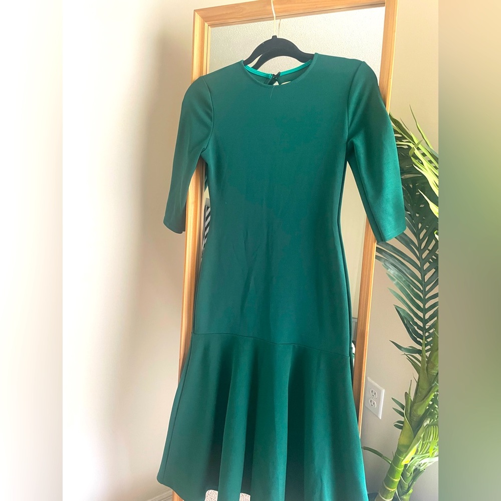 Emerald Green MIDI Dress  **Barely Worn**